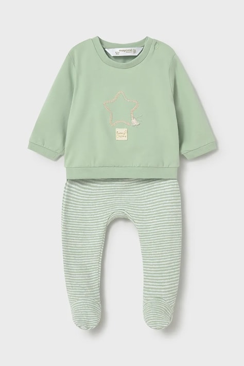 Mayoral Newborn komplet niemowlęcy kolor zielony 1599