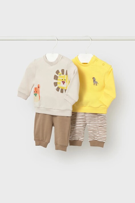 Σετ μωρού Mayoral Newborn 2-pack χρώμα: κίτρινο, 1628