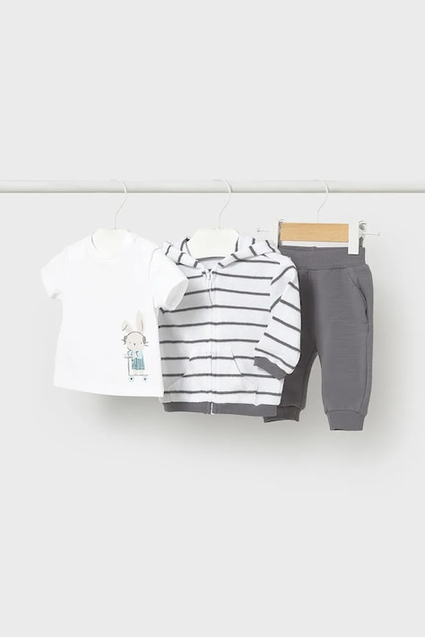 Kojenecká sada Mayoral Newborn šedá barva, 1892
