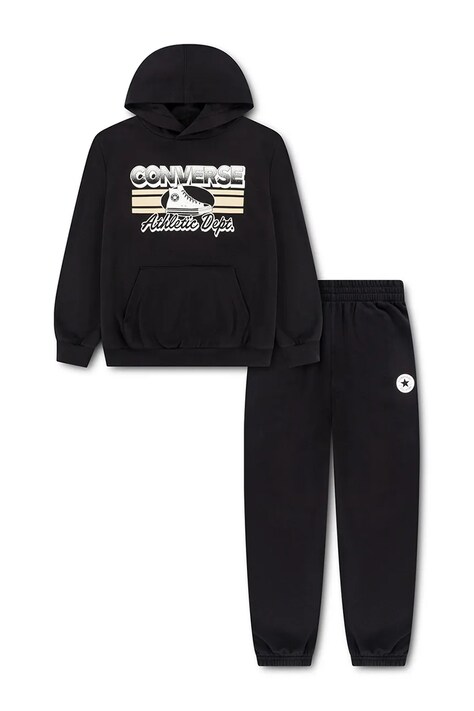Παιδική φόρμα Converse χρώμα: μαύρο, 9CH949