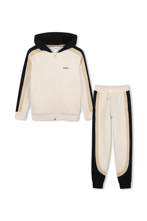 BOSS tuta per bambini colore beige J53004