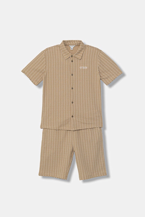 Guess komplet dziecięcy beżowy L6GG01 KF880