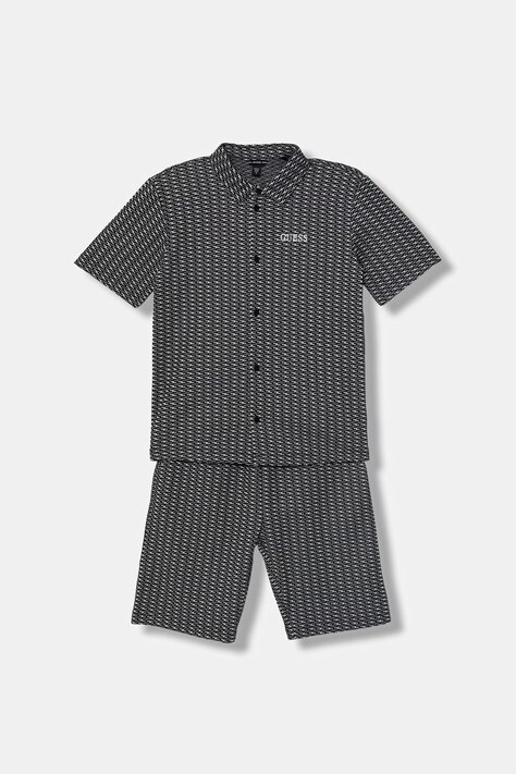 Guess komplet dziecięcy czarny L6GG01 KF880