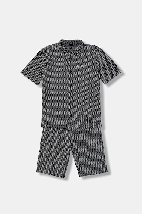 Guess komplet dziecięcy czarny L6GG01 KF880