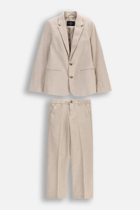 Coccodrillo komplet dresowy dziecięcy bawełniany szary ELEGANT JUNIOR BOY