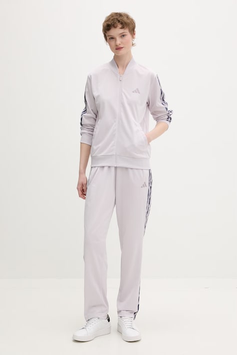 adidas komplet dresowy damski The 3-Stripes fioletowy KB8932