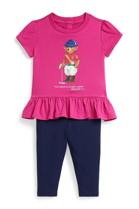 Σετ μωρού Polo Ralph Lauren χρώμα: ροζ, 310A98934001