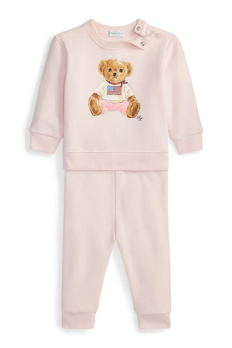 Polo Ralph Lauren dres niemowlęcy kolor różowy 310P02078002