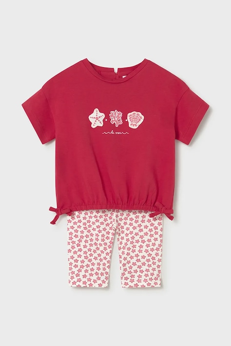 Παιδικό σετ Mayoral χρώμα: κόκκινο, 1753