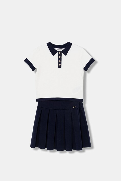 Guess komplet dziecięcy 2-pack kolor granatowy J6RG04 Z5260