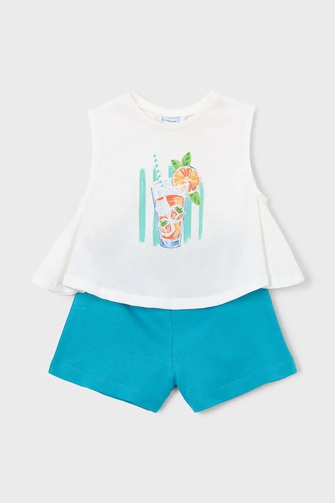 Παιδικό βαμβακερό σετ Mayoral χρώμα: μπλε, 3228