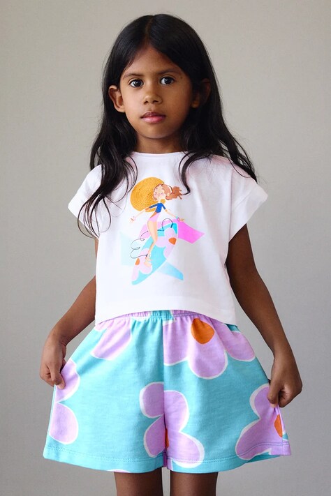 Παιδικό βαμβακερό σετ Mayoral χρώμα: μπλε, 3234