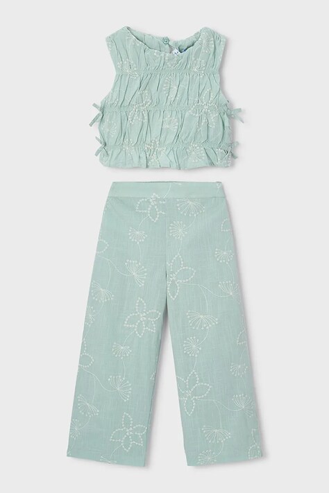 Pamučna dječja trenirka Mayoral boja: tirkizna, 3592