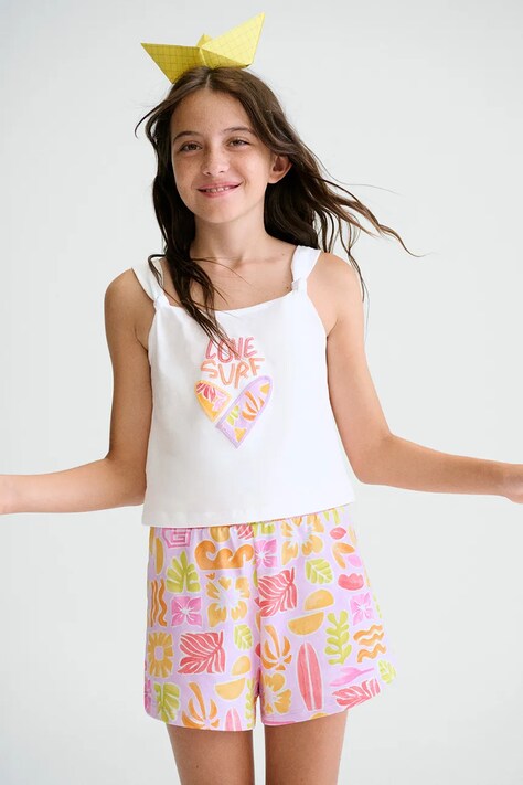 Παιδικό σετ Mayoral χρώμα: μοβ, 6210