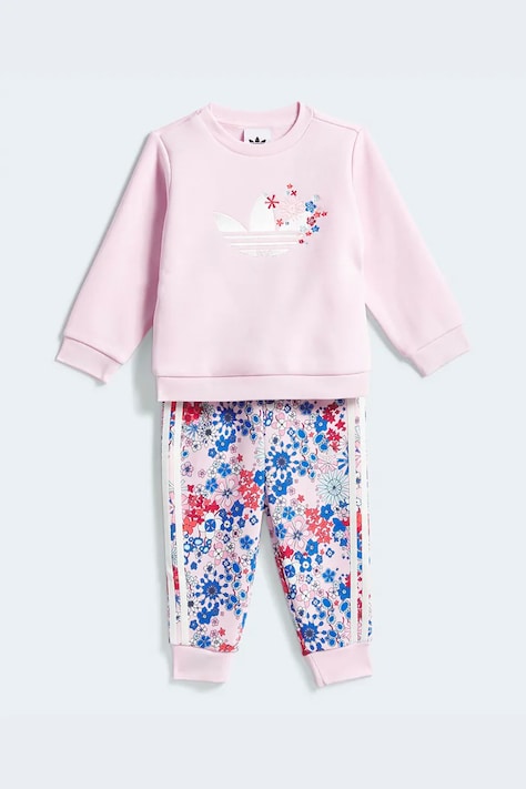 Παιδική φόρμα adidas Originals χρώμα: ροζ, KD1730