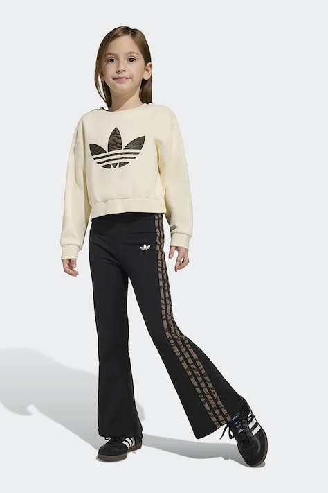 Dětská tepláková souprava adidas Originals béžová barva, KD5814
