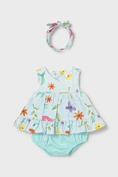 Βρεφικό βαμβακερό σετ Mayoral Newborn χρώμα: μπλε, 1290