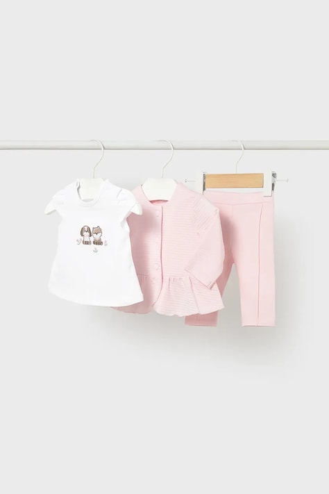 Σετ μωρού Mayoral Newborn χρώμα: ροζ, 1732