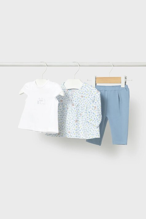 Βρεφική φόρμα Mayoral Newborn χρώμα: μπλε, 1825