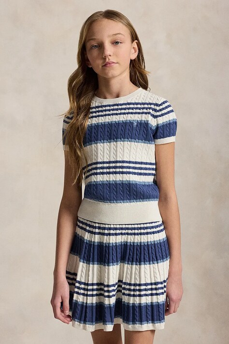 Polo Ralph Lauren komplet bawełniany dziecięcy kolor biały 313A11261001