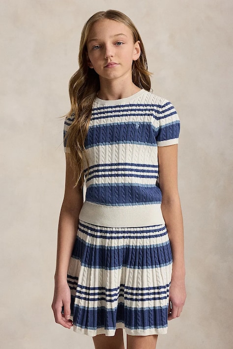 Polo Ralph Lauren komplet bawełniany dziecięcy kolor biały 313A11261001