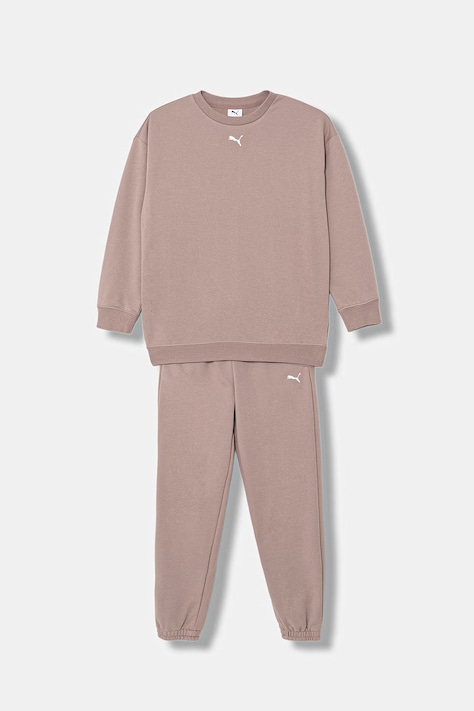 Παιδική φόρμα Puma 2-pack χρώμα: καφέ, 693395