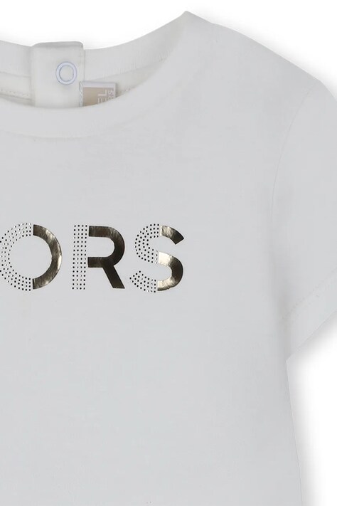 Obleka za dojenčka Michael Kors bela barva, R30553