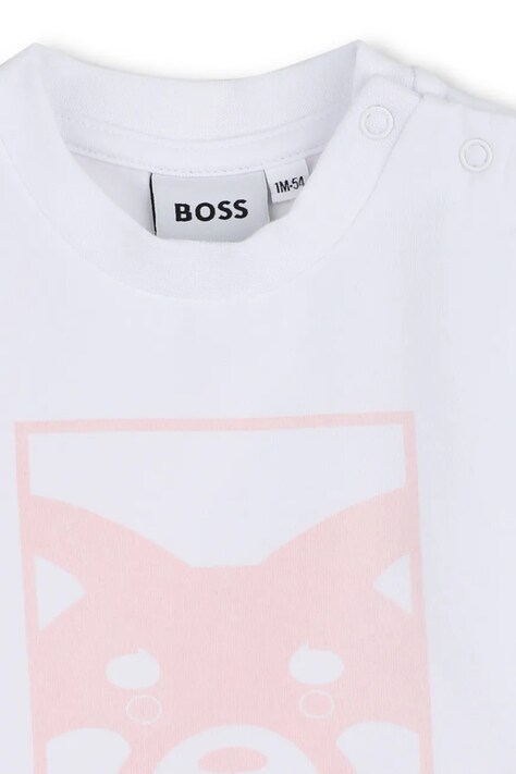 BOSS komplet niemowlęcy kolor różowy J53073