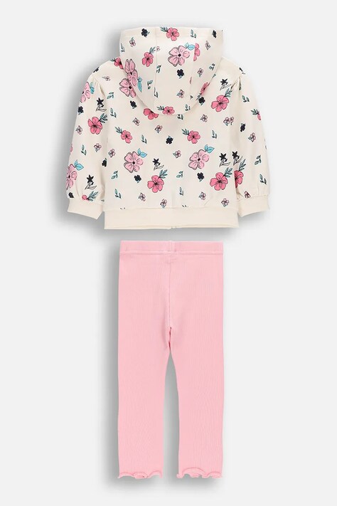 Coccodrillo komplet otroški bombažen rožnat FANTASY SPRING GIRL NEWBORN