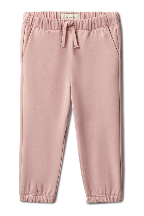 Детски анцуг Calvin Klein Jeans в розово IN0IN00347