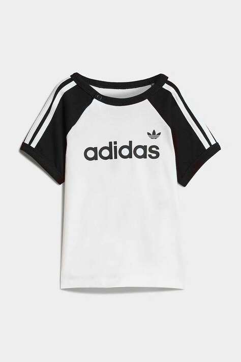 Дитячий бавовняний комплект adidas Originals — SS26-DKK00A, білий — фото 2