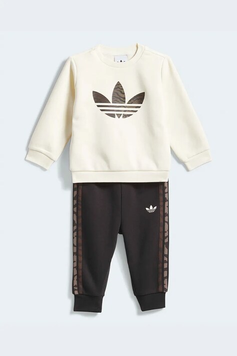 Παιδική φόρμα adidas Originals χρώμα: μπεζ, KD5824