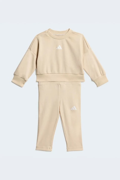 Kojenecká tepláková souprava adidas béžová barva, KD5934