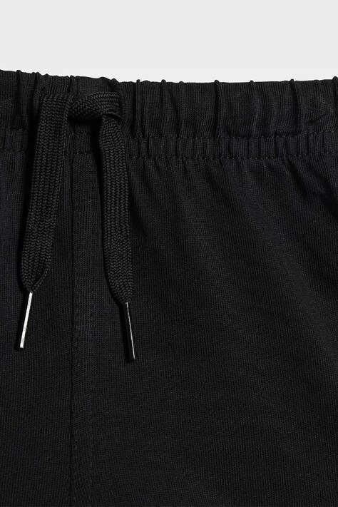 Дитячий бавовняний комплект adidas Originals — SS26-DKK01F, чорний — фото 6