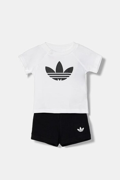 adidas Originals komplet dziecięcy bawełniany biały KH2884