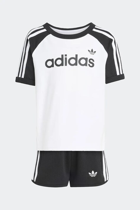 Дитячий бавовняний комплект adidas Originals — SS26-DKK01J, білий — фото 2