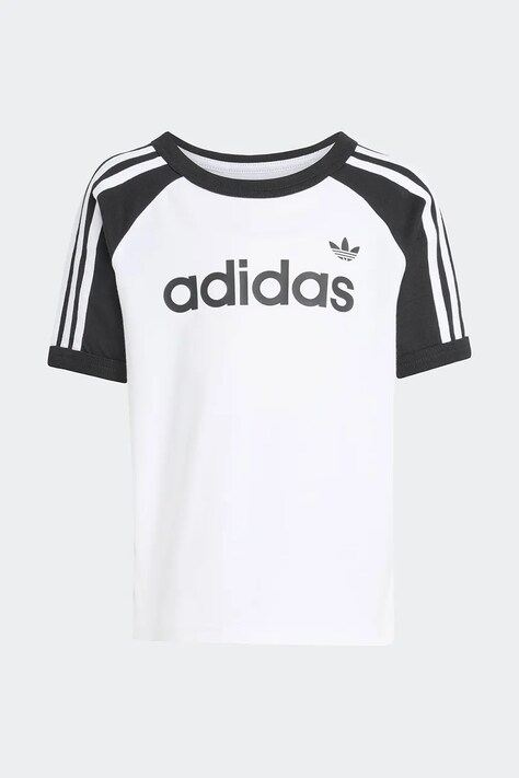 Дитячий бавовняний комплект adidas Originals — SS26-DKK01J, білий — фото 3