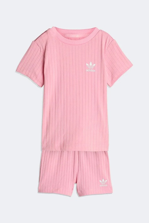 Kojenecká sada adidas Originals růžová barva, KE4985