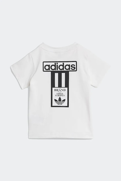 Дитячий бавовняний комплект adidas Originals — SS26-DKK029, чорний — фото 4
