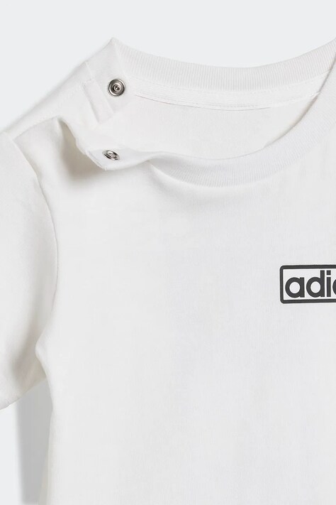 Дитячий бавовняний комплект adidas Originals — SS26-DKK029, чорний — фото 6