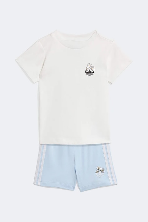 Detská bavlnená súprava adidas Originals DISNEY biela farba, KE0477