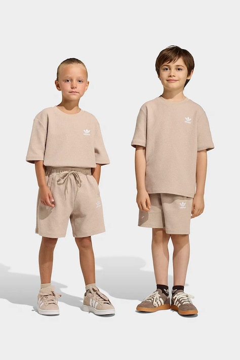 Dětská souprava adidas Originals béžová barva, KC8082