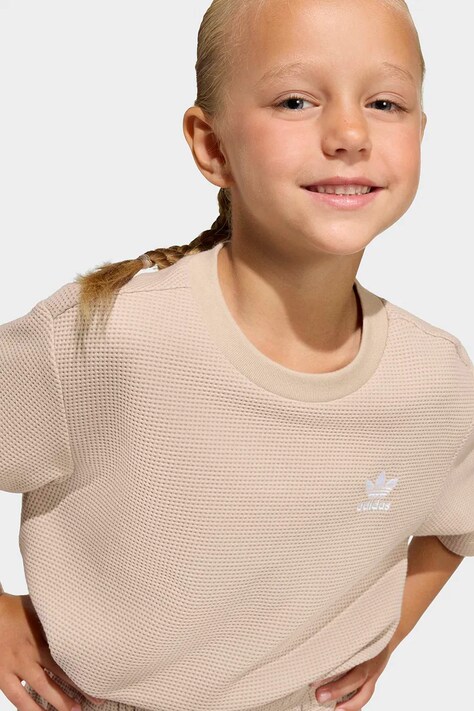 Дитячий комплект adidas Originals — SS26-DKK02D, бежевий — фото 9