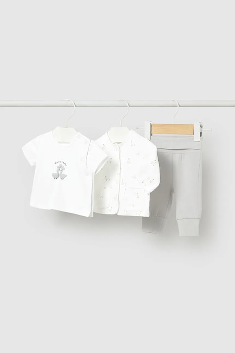 Mayoral Newborn komplet niemowlęcy kolor szary 1894