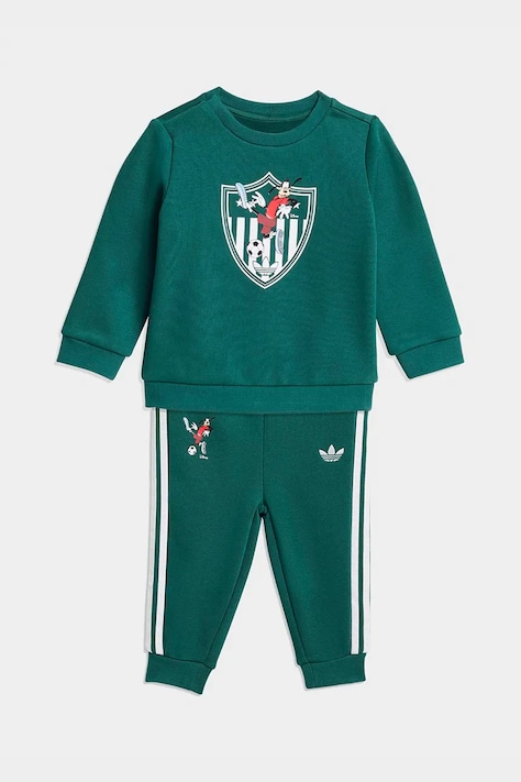 adidas Originals спортен комплект за деца с памук зелен KC8425