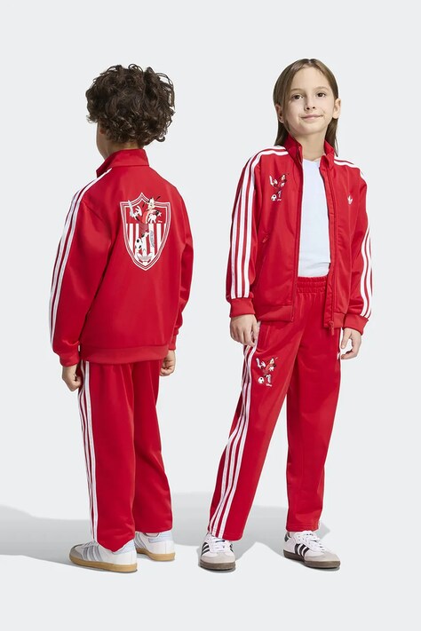 adidas Originals trenirka otroška DISNEY rdeča KE3880