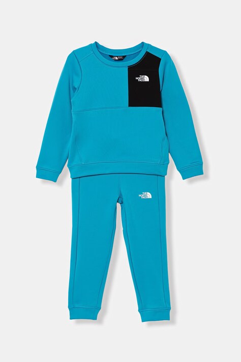 The North Face komplet dresowy dziecięcy KID TNF PERFORMANCE FLEECE SET niebieski NF0A8CV0D7R1