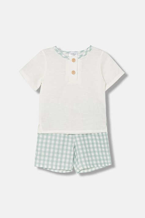 Jamiks set pentru copii cu lenjerie FROLO culoarea turcoaz, JLI011