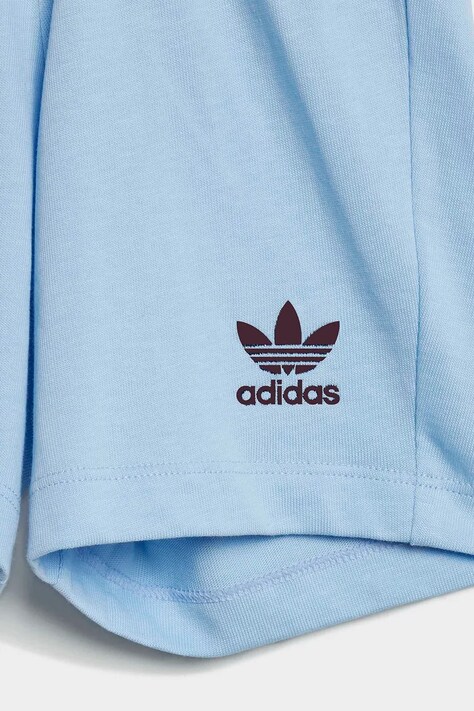 adidas Originals komplet niemowlęcy bawełniany niebieski LE8608