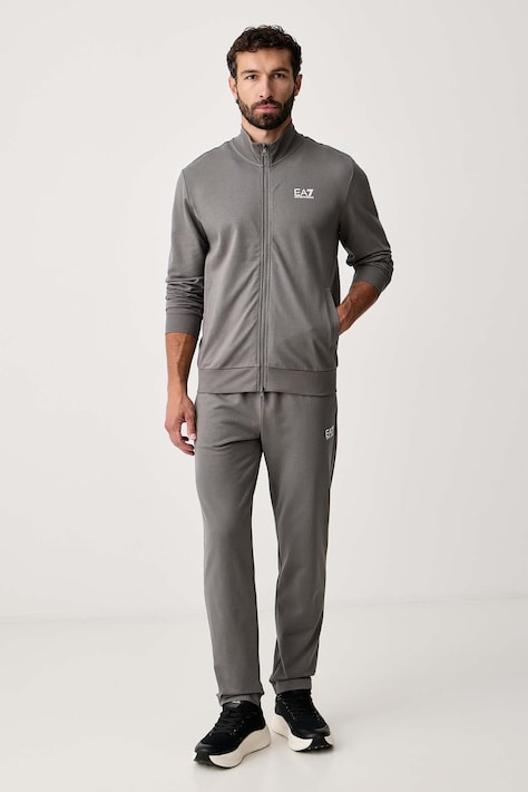 EA7 Emporio Armani Dres męski bawełniany szary PJVRZ.8NPV61